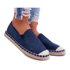 Damen Espadrilles Cross Jeans Marineblau DD2R4108