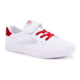 Kinder Sneaker Big Star mit Klettverschluss Weiß DD374106 ['weiß']