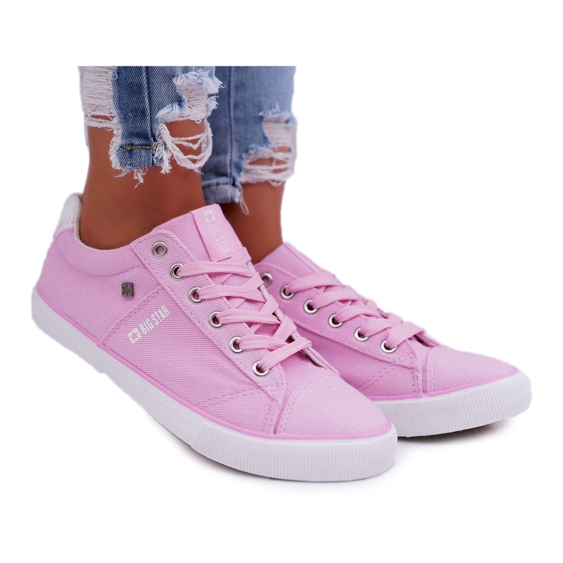 Damen Sneaker Big Star Pink DD274352 rosa