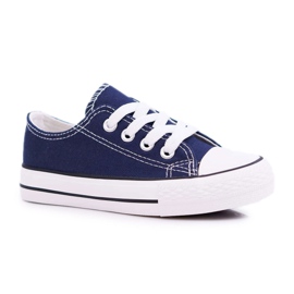 EVE Marineblaue Filemon Jugendschuhe Turnschuhe