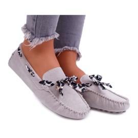 Damen Loafer Lu Boo Komfortables Grau Plummy
