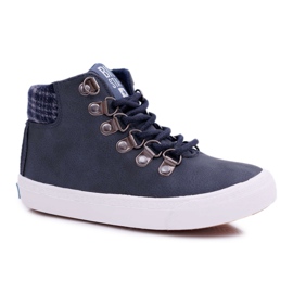 Kinder Jungen Sneaker Big Star Marineblau EE374038