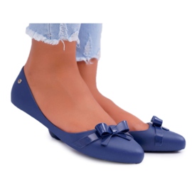 HV Marineblaue Gummiballerinas für Damen Meliski Syntha navy blau