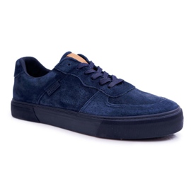 Herren Sneaker Big Star Wildleder Marineblau EE174363 navy blau