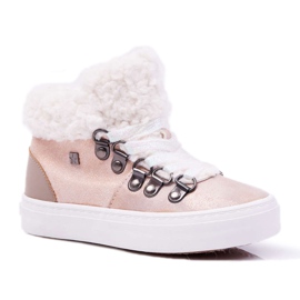 Kinderschuhe für Mädchen Sneakers Big Star Pink EE374015 rosa