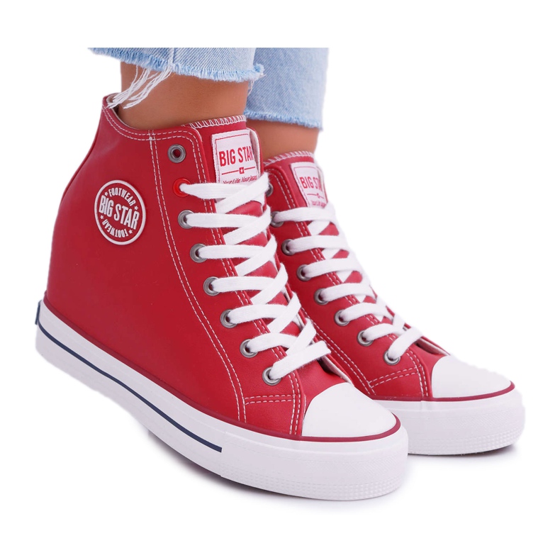 Damen Sneaker Big Star Rot EE274614