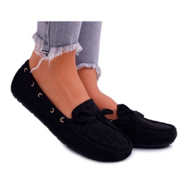 S.Barski Damen Loafer Wildleder Schwarz S. Barski Gustoben