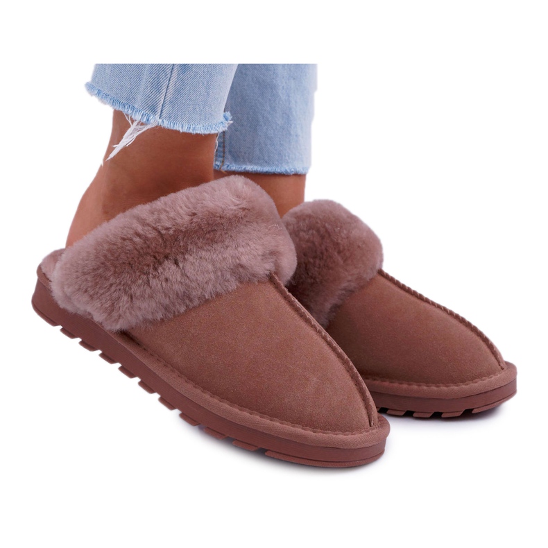 Damen Hausschuhe Khaki Mirendy