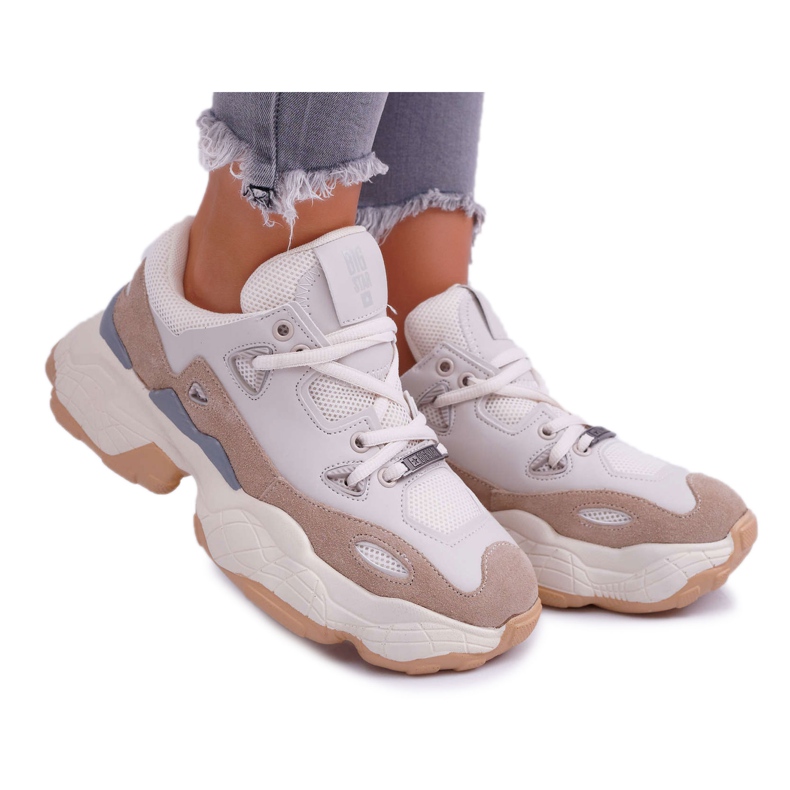 Damen Sportschuhe Big Star von Daniel Lopez Beige FF274429