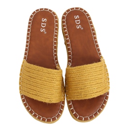 Honey Espadrilles Hausschuhe 7970-PL Gelb