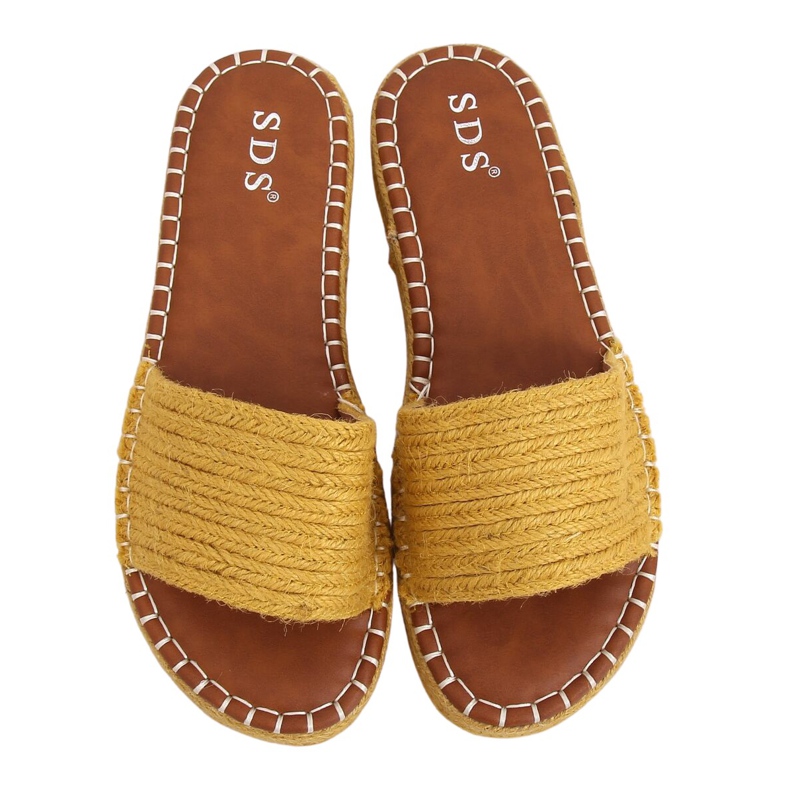 Honey Espadrilles Hausschuhe 7970-PL Gelb