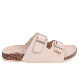 Beige Scholki-Hausschuhe BL3100-SF Beige