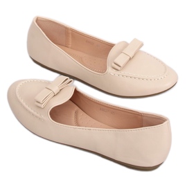 Beige Loafer für Damen A8637 Beige II Qualität