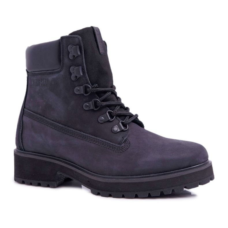 Damenstiefel Trappers Big Star Schwarz EE274033