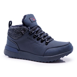 Herren Trekkingschuhe Cross Jeans Navy Blau EE1R4115C marineblau