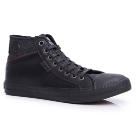 Herren Sneaker High Big Star Schwarz EE174102