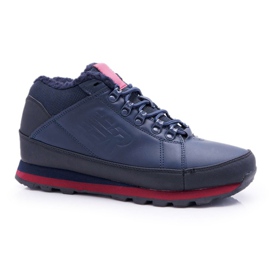 Herren Trekkingschuhe High Outdoor Marineblau Noriginals rot