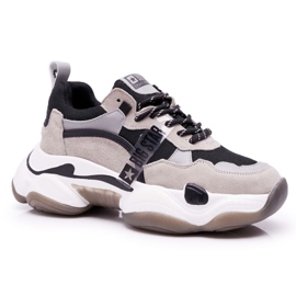 Damen Sportschuhe Big Star von Daniel Lopez Grau FF274427