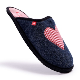 Damen Hausschuhe Big Star Marineblau D267800A