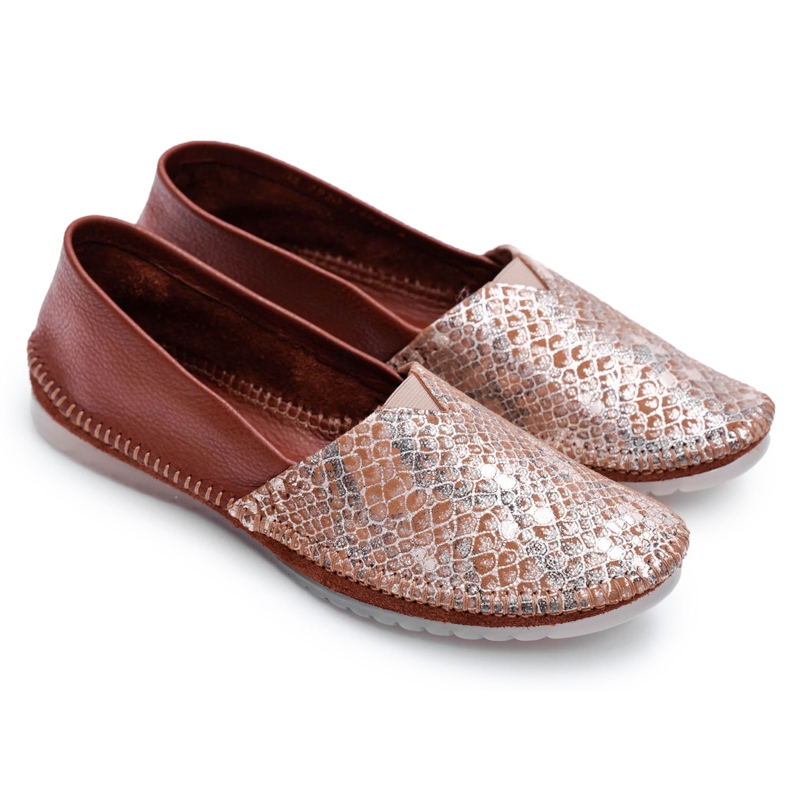 Braune Damenballerinas Maciejka 1930A-29 / 00-6