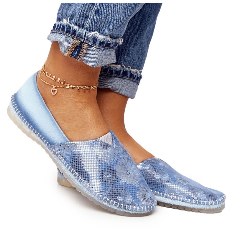 Blaue Ballerinas für Damen Maciejka 01930-72 / 00-0