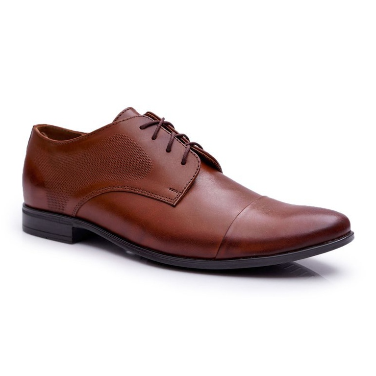 Herren Brogues Elegantes Leder Bednarek Braun Dawidos