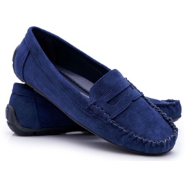 SEA Loafer für Damen Marineblau Wildleder Bolero
