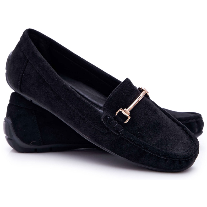 SEA Schwarze Loafer für Damen Wildleder von Sonnero