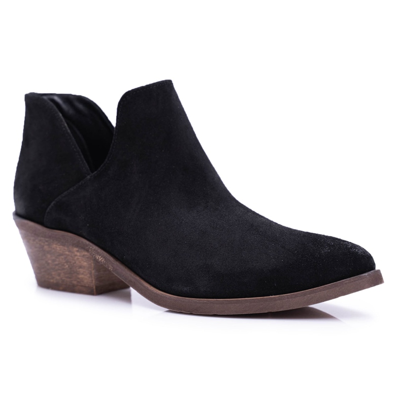 Nicole Damenstiefel Schwarz Frühlingsleder Anabella