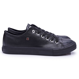 Herren Sneaker Low Big Star Schwarz V174345