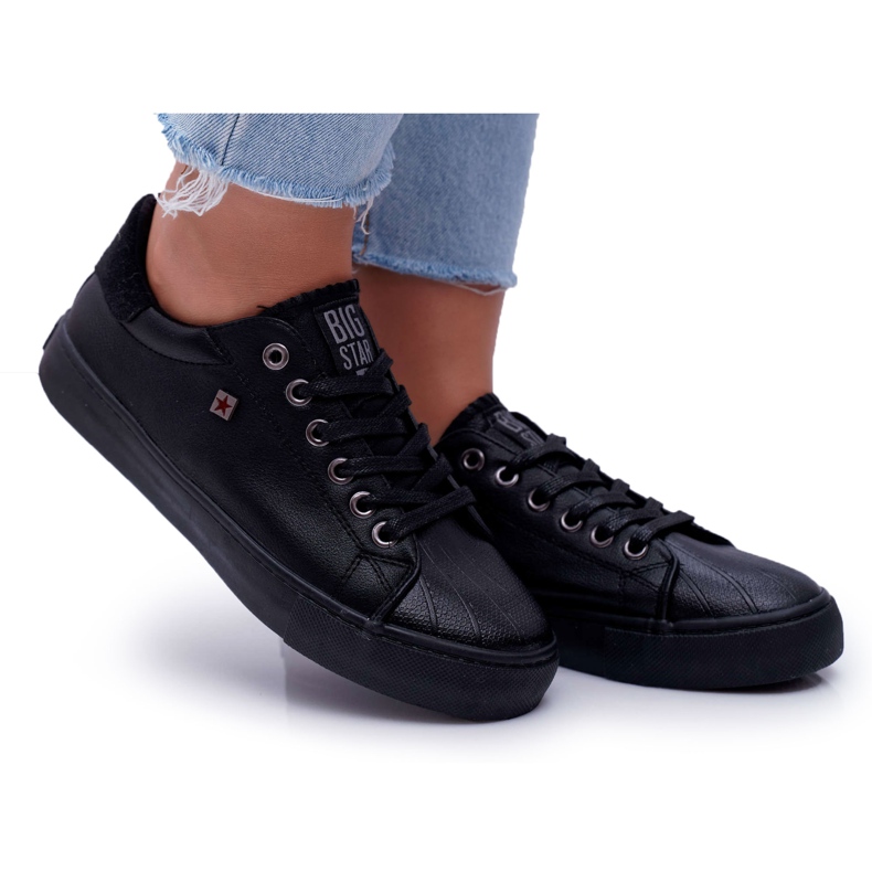 Damen Big Star Sneakers Schwarz BB274032