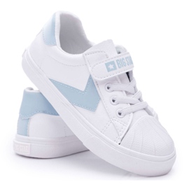 Kinder Sneakers Kinder Big Star mit Klettverschluss Weiß FF374120