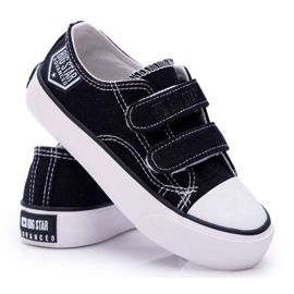 Kinderschuhe Sneaker Big Star mit Klettverschluss Schwarz FF374062