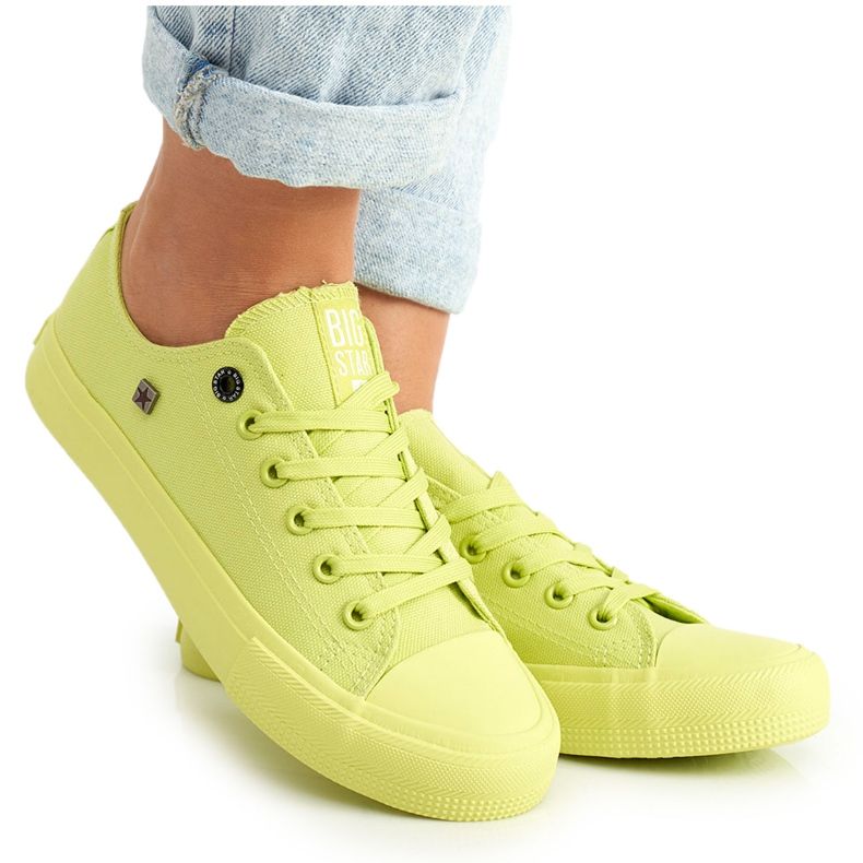 Damen Sneaker Big Star Lime AA274012 gelb