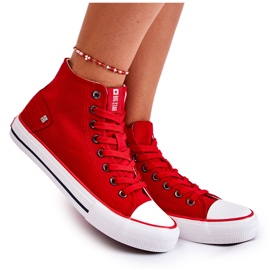 Damen Sneaker Big Star High Rot DD274334