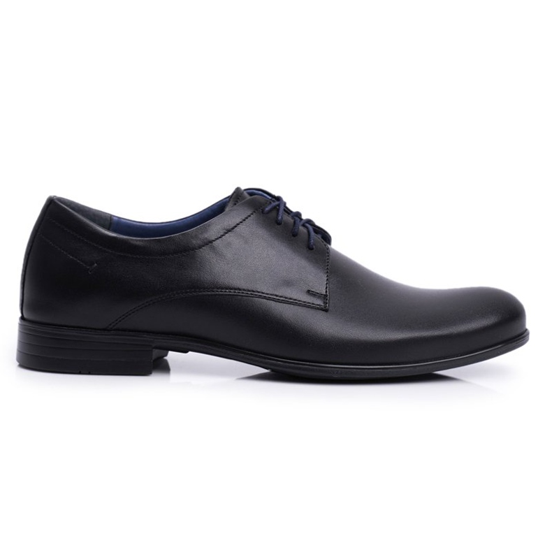 Herren Brogues Schuhe Casual Nikopol Leder Schwarz 1738