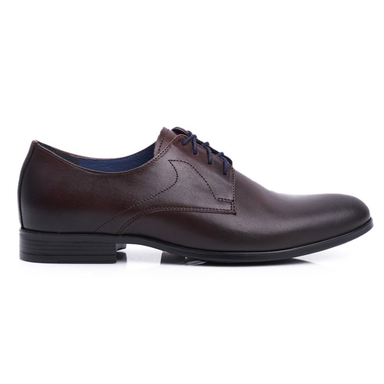 Herren Brogues Schuhe Casual Nikopol Leder Braun 1735