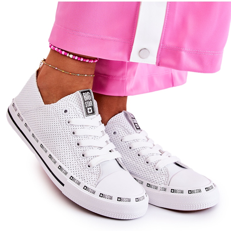 Damen Sneaker Big Star Openwork Weiß FF274024