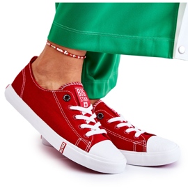 Damen Sneaker Big Star Rot FF274089