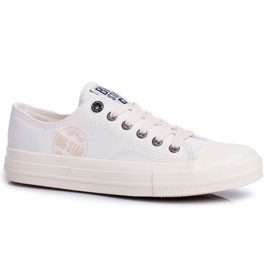 Damen Sneaker Big Star Weiß FF274124 ecru