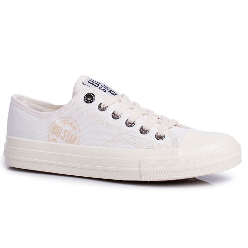Damen Sneaker Big Star Weiß FF274124 ecru