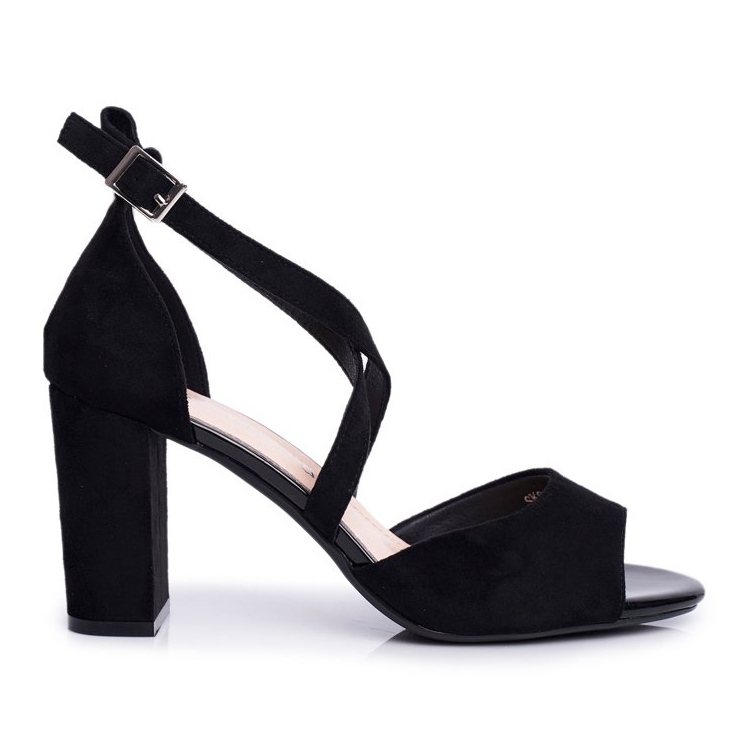 Damen Sandalen mit hohem Absatz Sergio Leone Schwarz SK865