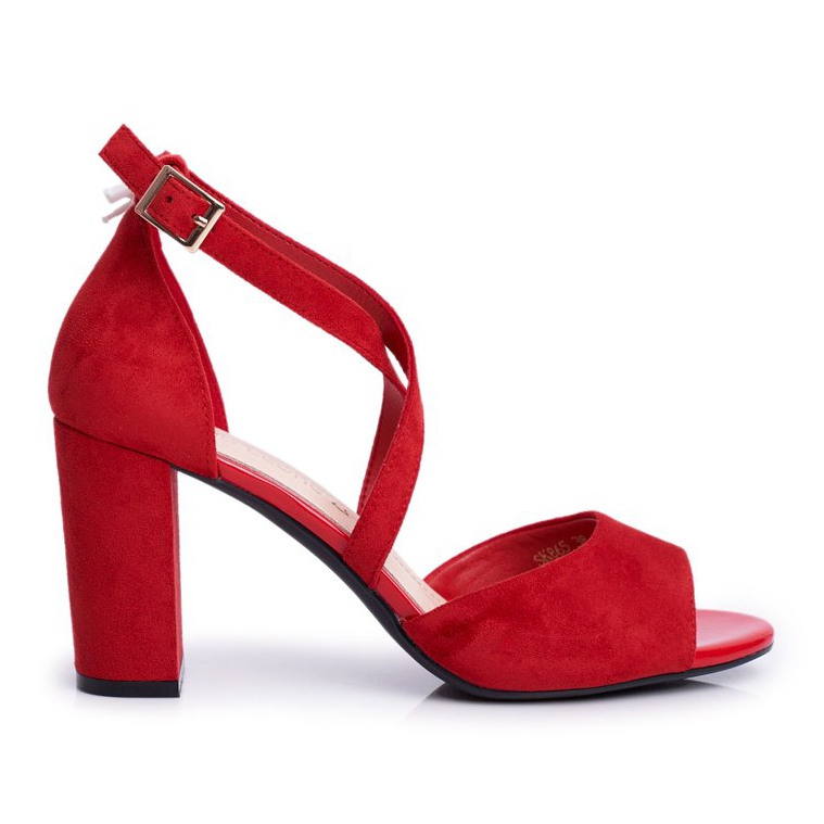 Damen Sandalen mit hohem Absatz Sergio Leone Rot SK865