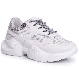 PS1 Damen Sportschuhe Schlangengrau Giselle
