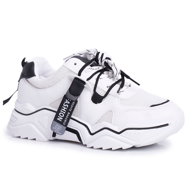 BUGO Damen Sportschuhe Weiß Elenis schwarz