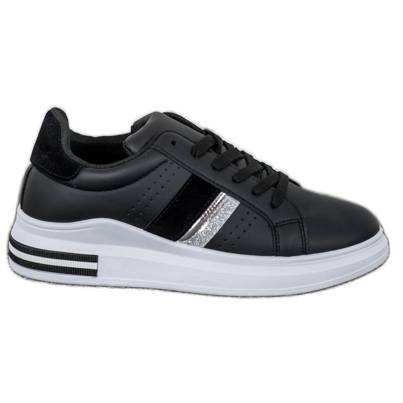 SHELOVET Stylische Sneaker schwarz