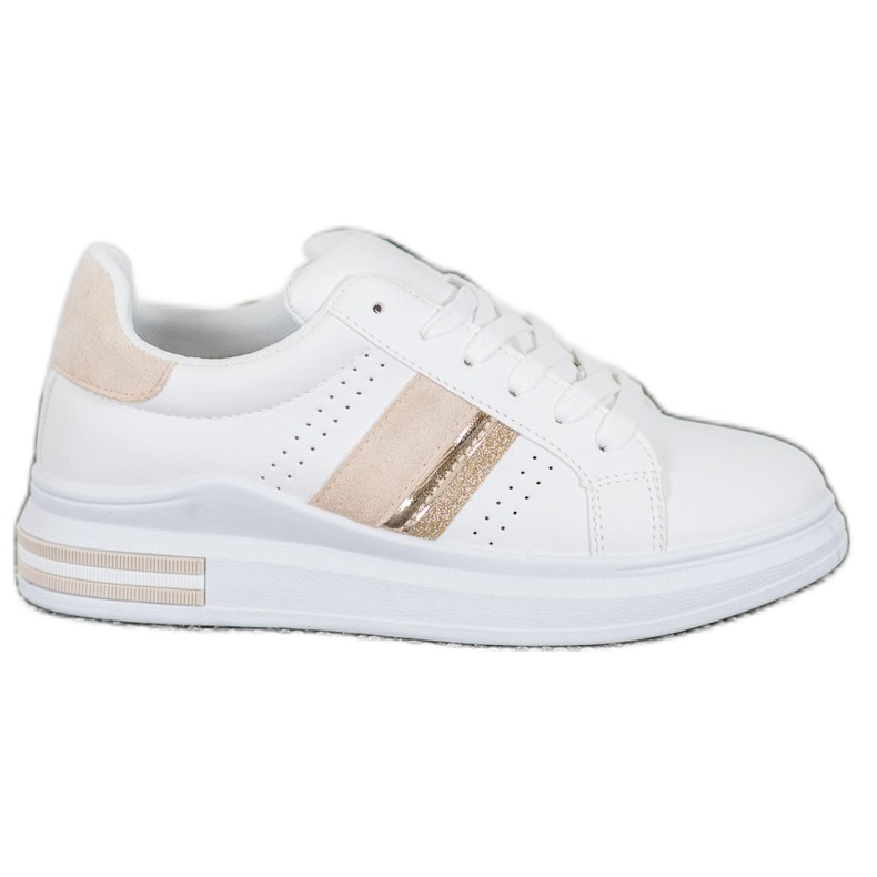 SHELOVET Stylische Sneaker weiß