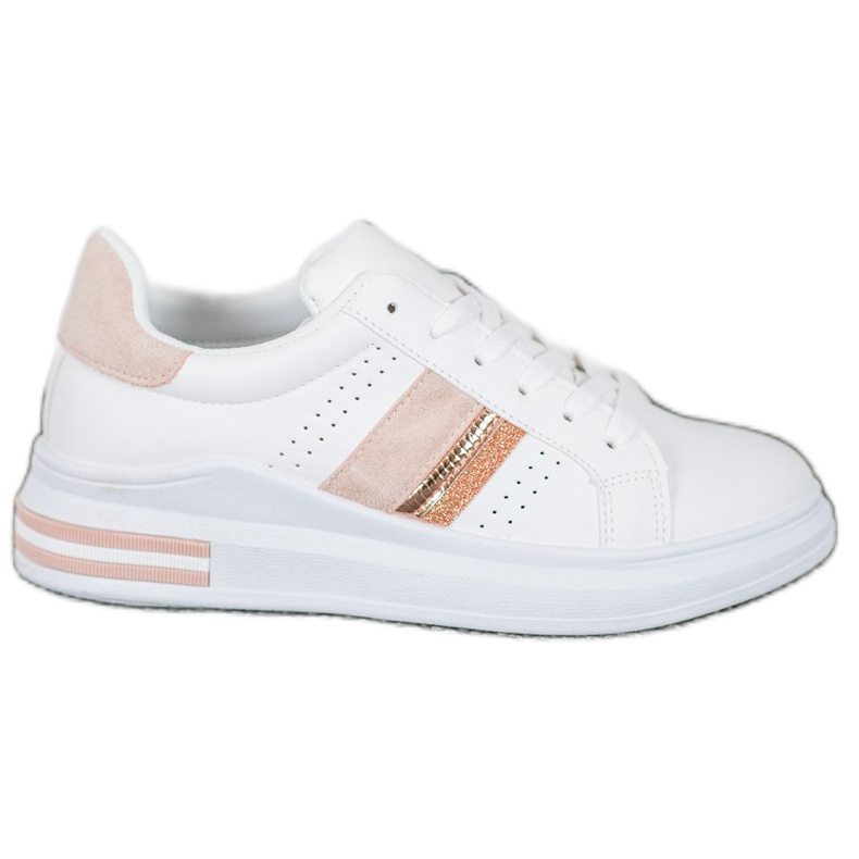 SHELOVET Stylische Sneaker weiß
