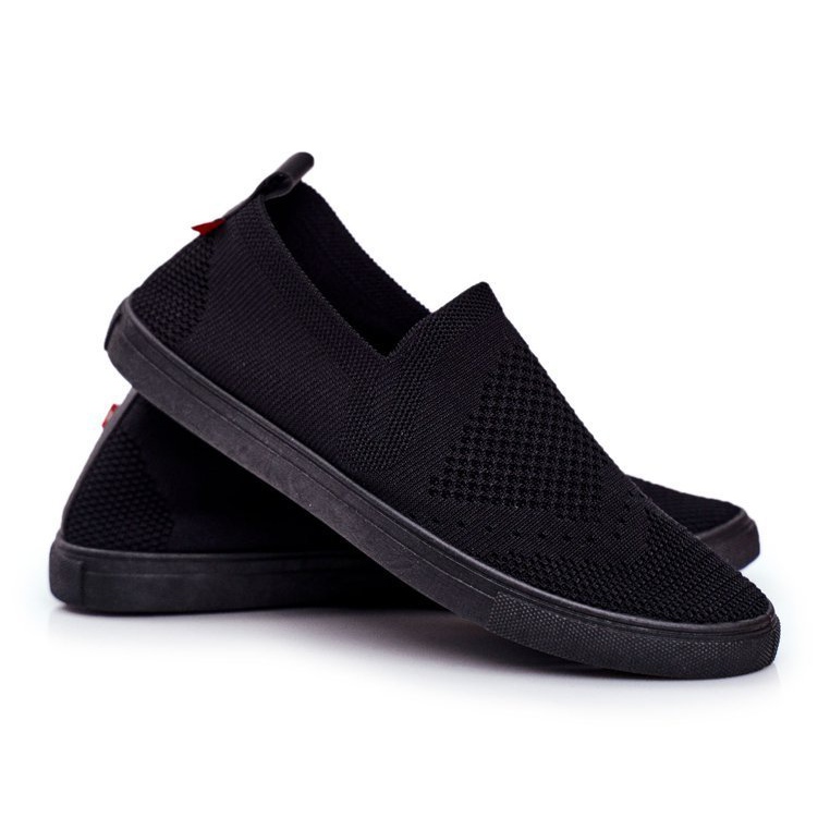 Schwarze Sneakers für Damen Slip-on Sneakers Big Star FF274A609
