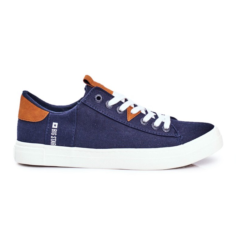 Herren Sneaker Big Star Marineblau FF174313 navy blau